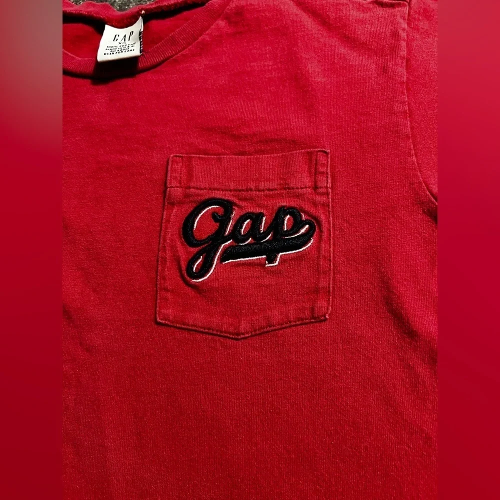 Kids Vintage Gap Pocket Tshirt Made in USA